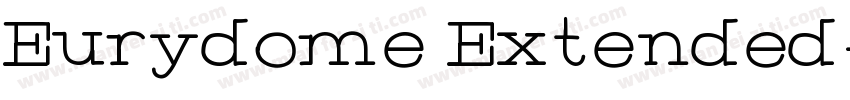 Eurydome Extended字体转换